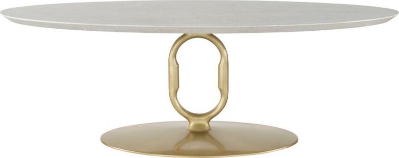 Link Oval Dining Table by Baker Luxe - BAA4338