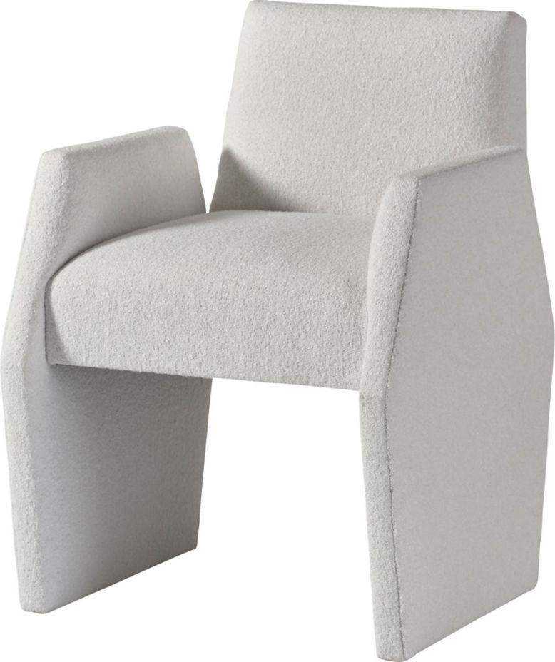 Foley faux mohair discount grey dining chair