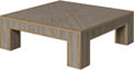 Rustic Parsons Cocktail Table