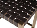 Woven Leather Counter Stool alt image