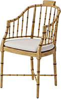 Faux Bamboo Dining Chair