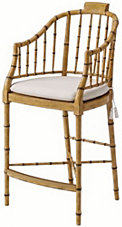 Faux Bamboo Counter Stool