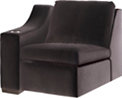 Left Arm Theater Seating Chair