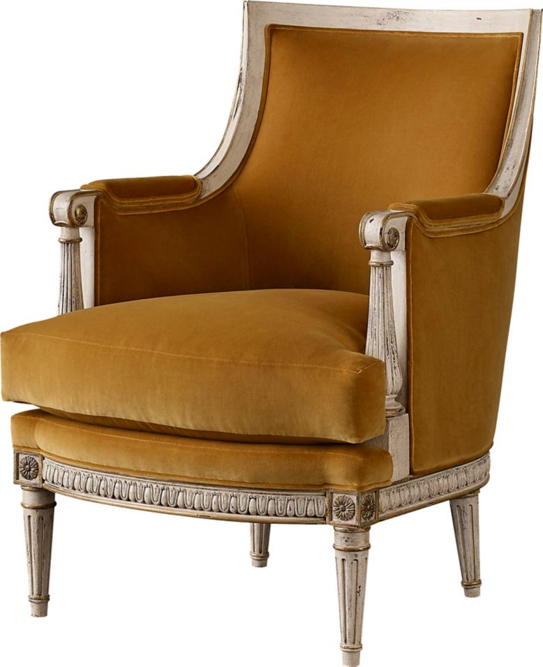 WF7481 Louis XVI Fabric King Louis Back Side Chair (Set of 2