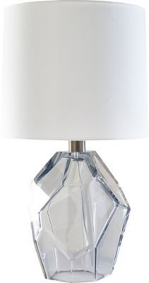 glass gem table lamp