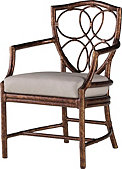Shield Back Dining Arm Chair