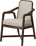 Knot Arm Chair - Walnut