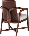 Knot Arm Chair - Walnut alt image