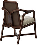 Knot Arm Chair - Walnut alt image