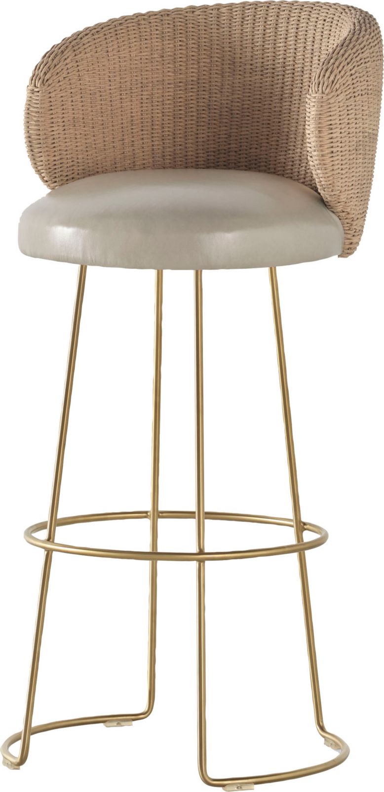Baker / McGuire Modern Black Danish Cord Lansing Side Chair