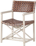 Antalya Laced Rawhide Arm Chair