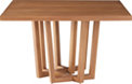 Cutter Square Dining Table - Wood Top alt image