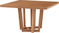 Cutter Square Dining Table - Wood Top