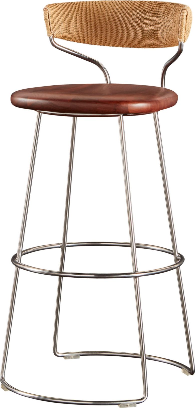 Danish Cord Swivel Counter Stool By Mcguire Mco426 Mcguire Furniture