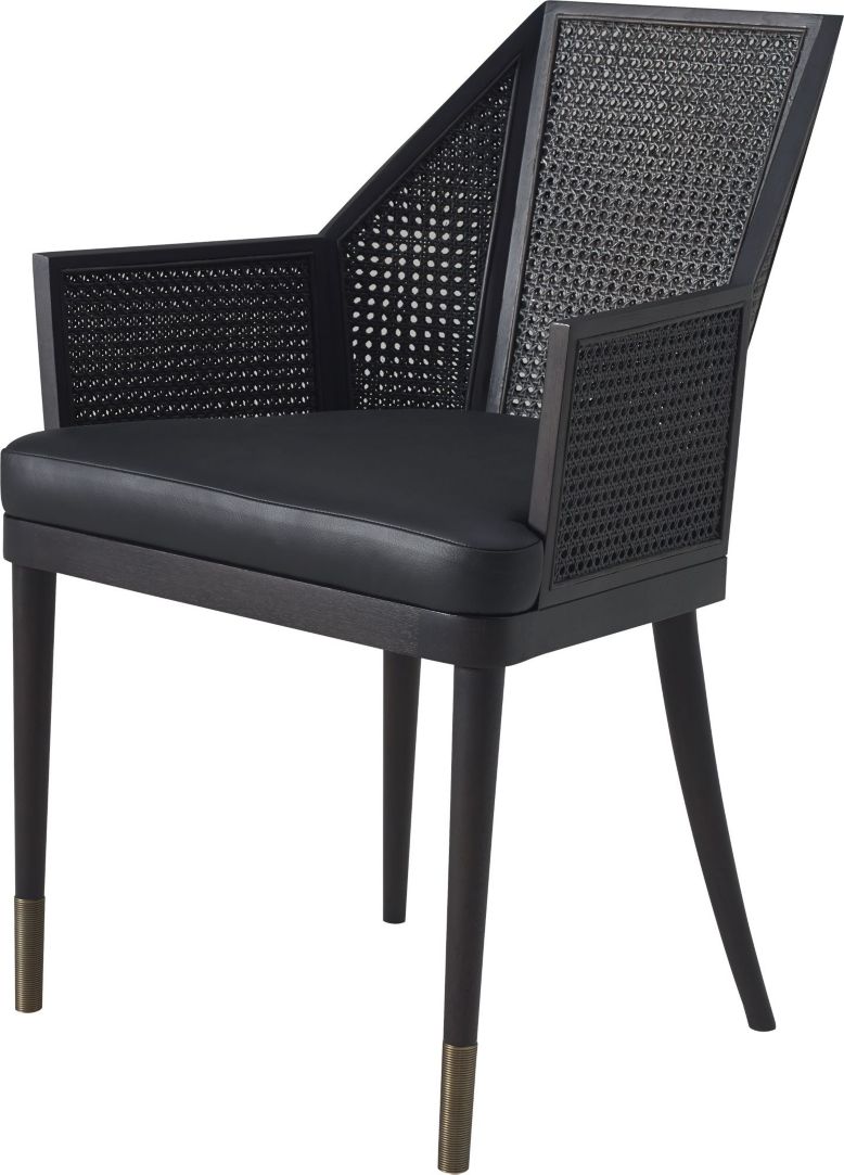 cane arm chairkara mann  mr7041  baker furniture