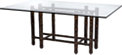 Rectangular Dining Table in Black Bamboo