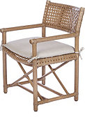Antalya Laced Rawhide Arm Chair