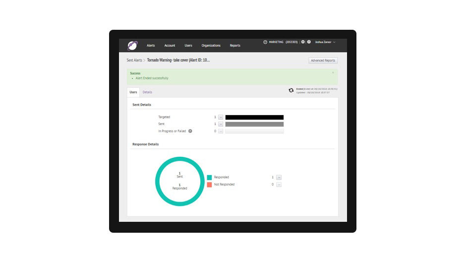 Account for people throughout an event