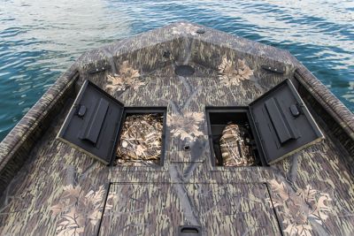 Crestliner 1860 Retriever Jon Deluxe Bass Fishing Tiller Jon Boats