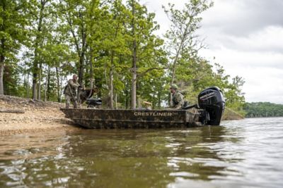 camo bass fishing boats