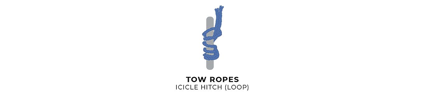 Icicle Hitch (Loop) for Tow Ropes