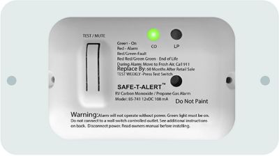 DETECTOR CO/LP UNIV SM WHT REPLACES P/N 270-85741WT