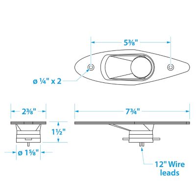 SIDELIGHT-FLUSH MOUNT-LED