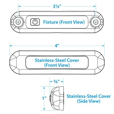 LED SRFCE MNT 220 LUMENS SS