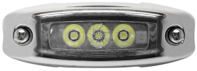 WTR DRAGON W/SS COV 3LED WHITE 1500 LUMENS