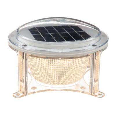 SOLAR DOCK POST CAP LED CONTAINS LI ION BATTERY