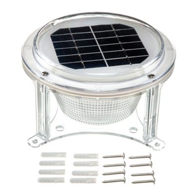 SOLAR DOCK POST CAP LED CONTAINS LI ION BATTERY