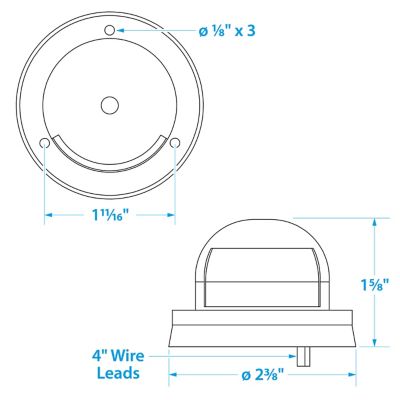 BI-COLOR BOW LIGHT – SS ROUND