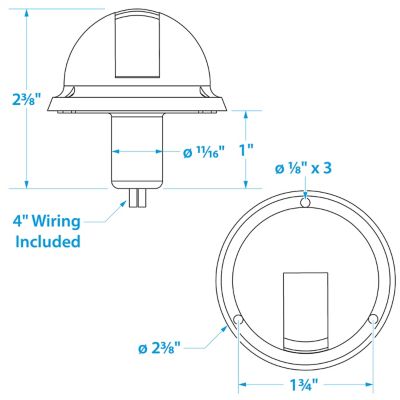 SIDELIGHT-VERTICAL MNT-POL SS