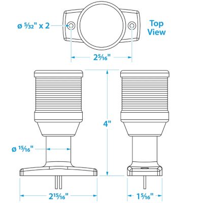 ALL-ROUND LIGHT-4 /BLK PLASTI