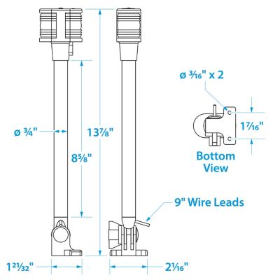 DLX MASTHEAD LIGHT – HORIZONTA