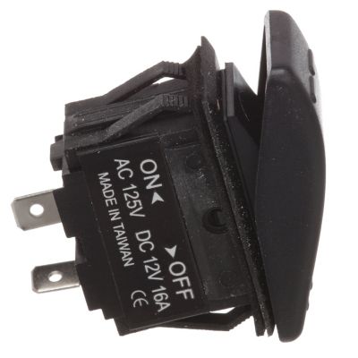 ROCKER SWITCH ON-OFF SPST BLK