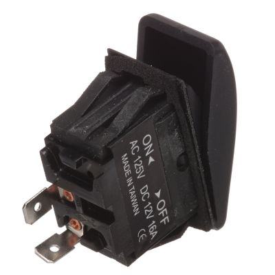 ROCKER SWITCH ON-OFF SPST BLK