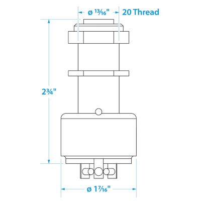 IGNITION SWITCH-3 TERM/3 POS