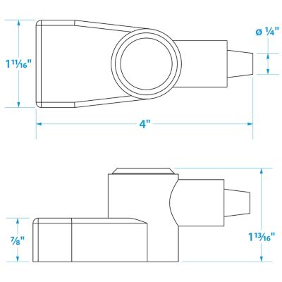 BATT TERM COVERS MARINE 6-4AWG 1BLK/1RED