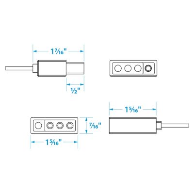 TRAILER Y HARNESS- 4 POLE-25FT