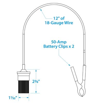 ACCESSORY SOCKET/BATTERY CLIP