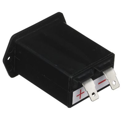 SQ HOUR METER-BLACK BEZEL