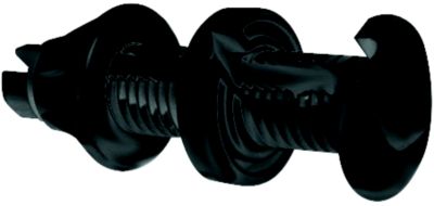 CABLE THRU-HULL FITTING-BLACK