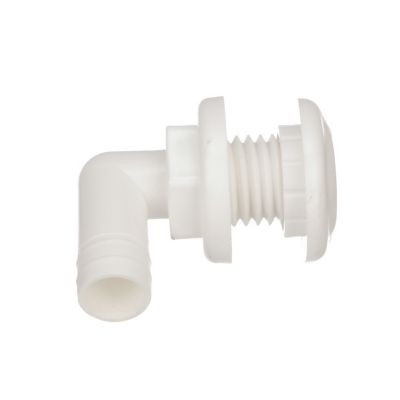 THRU-HULL CONN-WHT PLAS-3/4 X 90 DEGREE