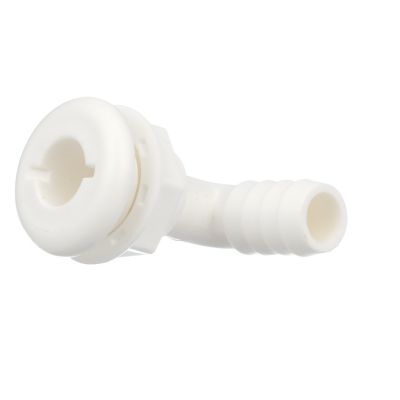 THRU-HULL CONN-WHT PLAS-1 NUT 3/4  X 90 DEGREE