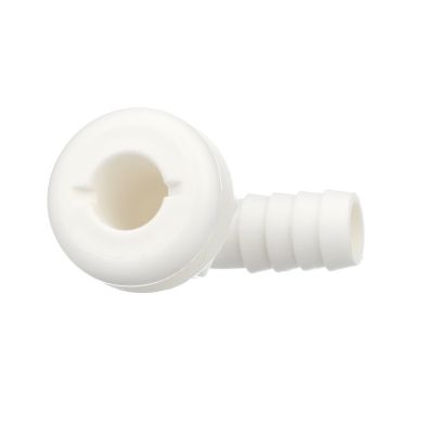 THRU-HULL CONN-WHT PLAS-1 NUT 3/4  X 90 DEGREE