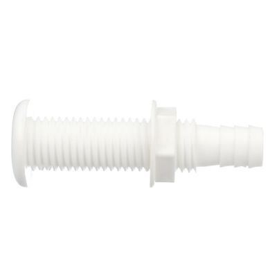 4-LONG THRU-HULL 3/4 -WHT PLA