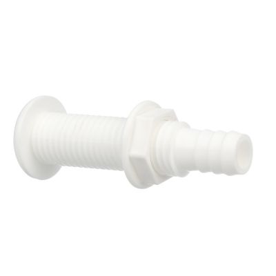4-LONG THRU-HULL 3/4 -WHT PLA