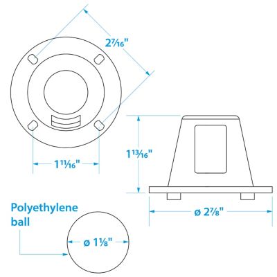 SELF BAILING SCUPPER