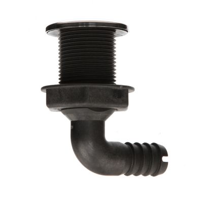 THRU HULL W/SS COVER-3/4″ 90DG